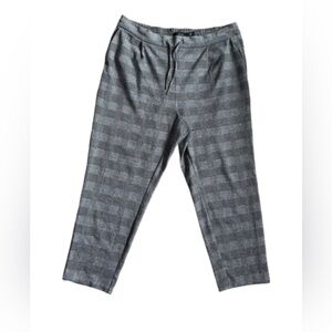 Women’s 2X Vero Moda Gray Plaid Comfy Dress Pants
